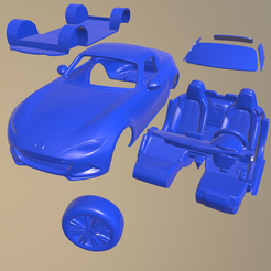 a007.png Fichier STL Mazda MX-5 Miata 2016 CAR IMPRIMABLE EN PIÈCES SÉPARÉES・Modèle imprimable en 3D à télécharger