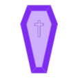 Coffin_bot_cross_10.stl Mold Coffin with Cap 10sm
