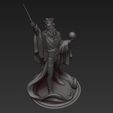 04.jpg Wizard statue 3D print model
