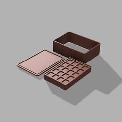 Chocolate-bar.png Free STL file Chocolate bar Bath Bomb Mold・3D printable model to download, 1000stlfiles