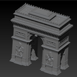 Screenshot-881.png Detailed 3D Printable Arc de Triomphe Model