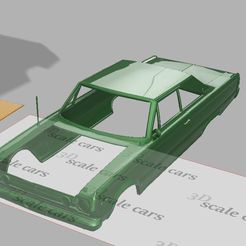1.jpg Download STL file 1/12 scale plymouth satellite 1966 • 3D print template, 3dscalecars