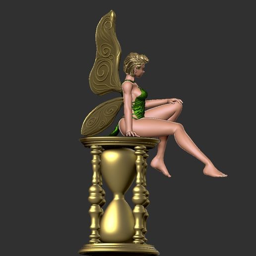 5.jpg Peter pan - Disney - Tinkerbell statue