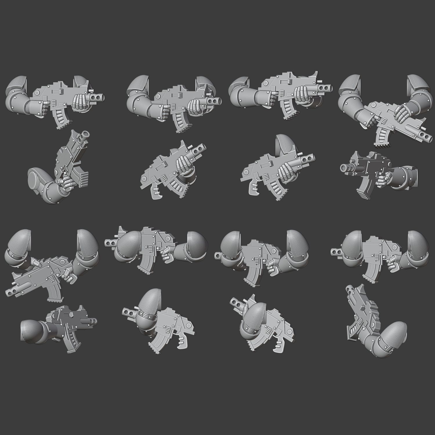 Fichier 3D Armes Gen 2 (version nonrétro)・Modèle à télécharger et à imprimer en 3D・Cults