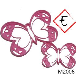 M2006.jpg Download free STL file BUTTERFLY CUTTER • 3D printer object, adrianattaccalite