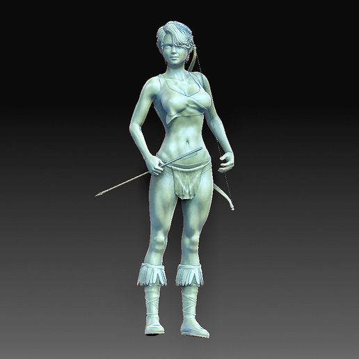 Amazon girl - 3D model önizlemesi