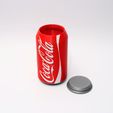 1000048530.jpg Real scale Coca-Cola can container .3mf files