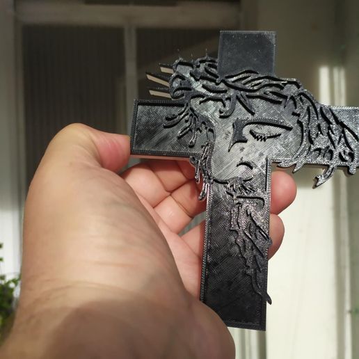 Jesus on the Cross. Wall hanging - 3D model önizlemesi
