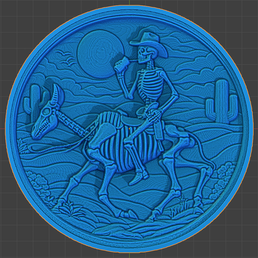 🤠 COWBOY 42・ 3D File for 3D printing and CNC machining - Laser cutting ...