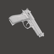 m95.png Beretta M9 Real Size 3d Gun Mold