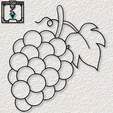 project_20230911_1244131-01.png grapes wall art bunch of grapes wall decor wine 2d art realistic food