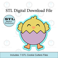 Etsy-Listing-Template-STL.png Chick in Egg Cookie Cutter | STL File