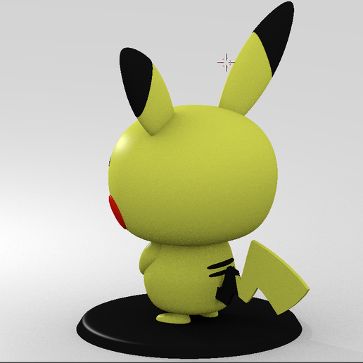 4.png Archivo STL Pikachu Pokémon・Modelo imprimible en 3D para descargar, RMMAKER