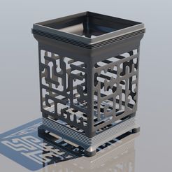 Render-3.jpg 3D MAZE PEN HOLDER PH