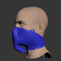 FaceMask.PNG Archivo STL gratis COVID - Mascarilla - prototipo v01・Plan para descargar y imprimir en 3D