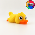Flexi-Duck-Remb-Studios-6.png Cute Flexi Duck | Print-in-place | No Support