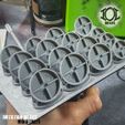 Printed_Bases_03.jpg Fichier 3D La bibliothèque de bases IOL Minis. (versions solides, creuses, insérées et magnétisées pré-supportées)・Modèle pour impression 3D à télécharger