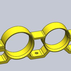 abrazadera-doble-d52-d60-sin-logo.jpg Fichier STL Jeu de pinces doubles・Plan pour imprimante 3D à télécharger