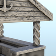 14.png Outdoor wooden pirate bar with chairs and roof (5) - Pirate Jungle Island Beach Piracy Caribbean Medieval