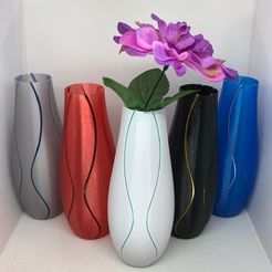 FV2 All.jpg STL-Datei Filament Vase #2 herunterladen • Vorlage für den 3D-Druck, 3DWinnipeg