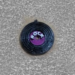 Disco 4.jpg STL file Vinyl Earring・3D printable model to download