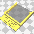 3.125.PNG Bed Height Bracket - Customizable