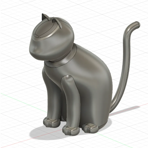 STEP file Android Cat 🤖 ・3D printer design to download・Cults
