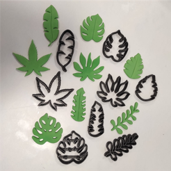 allleaves.png Leaves cutters 8pcs set