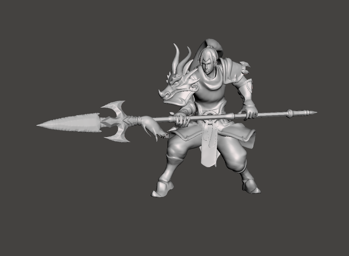 1.png Free STL file Warring Kingdoms Xin Zhao 3D Model・3D printable design ...