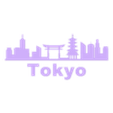 Tokyo_all.stl Wall silhouette - City skyline Set