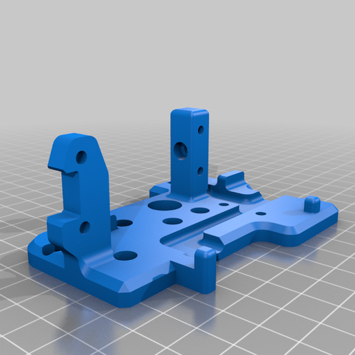 Mounting_Plate_w_CR-Touch.png Free STL file Biqu H2 V2 Mount - Ender 3 / Pro - with CR Touch・3D printing idea to download, Thimira