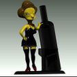ednaren2.jpg The Simpsons Edna Krabappel Wine Holder