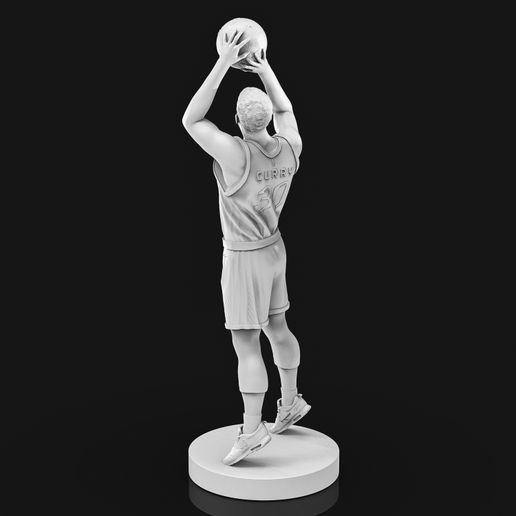 STL file Steph Curry 3・3D printing template to download・Cults