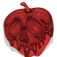 Manzana-Calavera2.png Karamellisierter 3D-Totenkopf-Apfel: Die köstliche und gruselige Halloween-Leckerei für Ihren Drucker