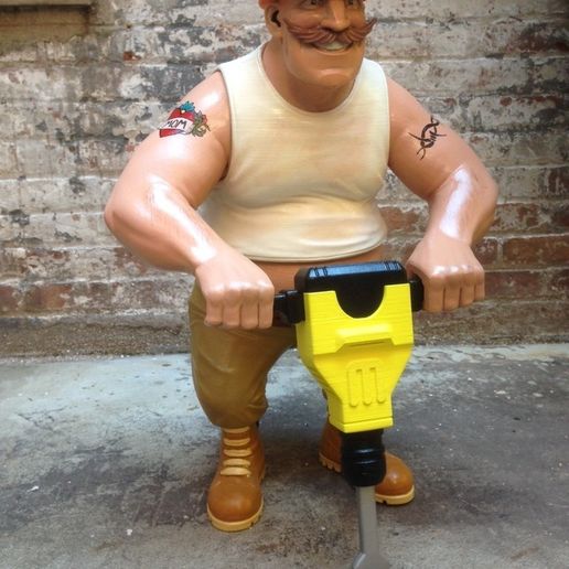 Bold Machines: Bridge Worker for the Margo Movie 3D model