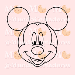 3.png CUTTER AND STAMP - MICKEY MOUSE - CUTTER COOKIES