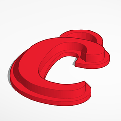 C.png STL file KEYCHAIN LETTER C ( LETTER C KEYCHAIN )・3D printer model to download