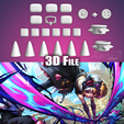 GwenSF04.png Fichier 3D Accessoires Gwen Soul Fighter League of Legends Fichiers STL・Plan pour impression 3D à télécharger