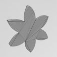 wf2.jpg Lotus 6 leaves rosette onlay relief 3D print model