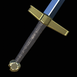 longsword-1-5.png Archivo 3D 3x Longsword nuevo / ligeramente roto / muy roto・Modelo imprimible en 3D para descargar