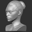 3.jpg Beautiful brunette woman bust ready for full color 3D printing TYPE 9