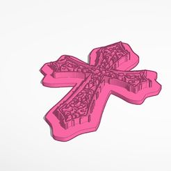 galleta-cruz-dibujo.jpg Cross-shaped cookie with ornaments