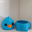 12.png Bird + Keychain Version + Bird container
