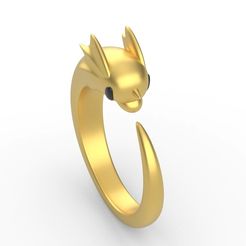 anillo-1.jpg Fichier OBJ Anneau Dragonair - Pokemon Anillo・Design pour imprimante 3D à télécharger