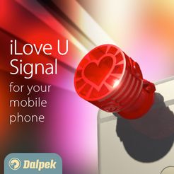 Dalpek_LoveUSignal_image_01.jpg Free 3D file iLove U Signal for iPhone・3D printer design to download