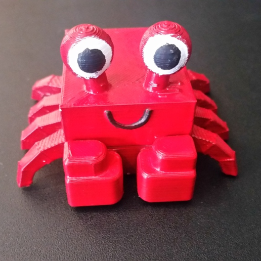 3D Block Zoo Crab