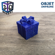 cadeau-bleu.png Christmas ball “Gift"