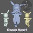 Sonny-angel-Two-options.jpg Пикачу Санни Ангел Хипперс - Покемон - Украшение для телефона/ноутбука - Санни Ангелы