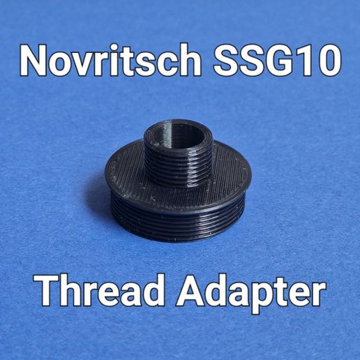 🧵 SSG10 Thread Adapter 14mm ccw・ STL File for ・Cults