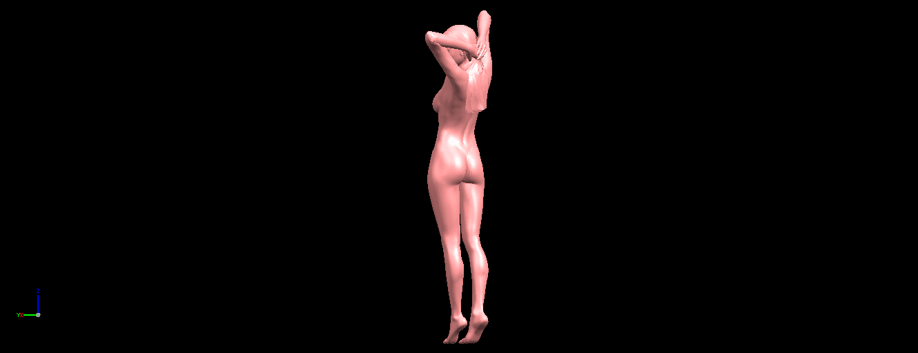 04.png Download free file Naked Girl - Full Body 01 • 3D printing template, GeorgesNikkei